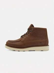 Timberland Men's Mid Lace Chukka Boot Outdoor Casual Shoes Mid-Top A6CEP-EM6 - Earthy Brown - View 1