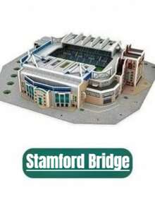 3D Paper Sports Stadium Puzzle Model, Specially Designed For Football Enthusiasts, Allowing You To Cheer For Your Home Team - Multicolor - View 18