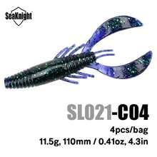Seaknight Craw Soft Bait, Realistic Silicone Crawfish Fishing Lure, Durable And Flexible, With Realistic Swimming Action, Suitable For Freshwater Bass And Trout Fishing, Compatible With Texas Rig And Carolina Rig - Multicolor - View 6