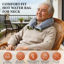U-Shaped Hot Water Bottle, Water-Filled Neck Protector, Neck And Shoulder Warmer For Cervical Spine, Hot Compress Hot Water Bottle, Hand And Foot Warmer - J - View 4