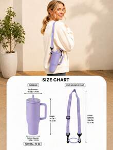1pc 40oz Double Wall Insulated Ice Cream Cup, Summer Style, Leak-Proof Foldable Straw Lid Direct Drinking Car Cup - Multicolor - View 10