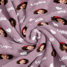 Personalized Photo Blanket, Customized Face Photo, Suitable For Valentine's Day, Mother's Day, Father's Day, Christmas And Birthday Occasions. Humorous Gift Choice - Multicolor - View 9