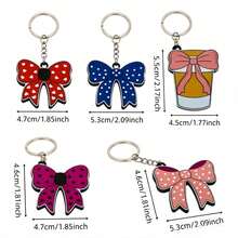 2/1pc Cute Bow Gift Can Opener Keychain, Portable Soda Beer Easy Pull Tab Removal Tool, Mini Beverage Bottle Opener Bag Charm, Suitable For Camping Garden Home Kitchen Back To School Autumn Decoration, Gift For Girls Friends Family Lovers - Multicolor - View 11