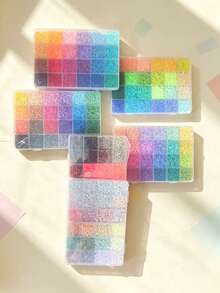 2.6mm Fuse Bead Creative Handmade Craft Kit Box, Perler Bead Puzzle Keychain DIY Pendant Making Materials, Suitable For Hobbyists, Can Create Various Patterns, Applicable For Birthday, Graduation, Valentine's Day, Party Gifts And Handmade Gifts For Family, Friends, Classmates - Multicolor - View 4