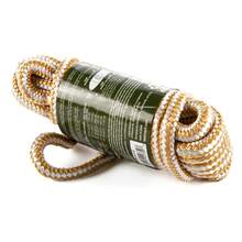 Double-Braided Nylon Marine Dock Line, 3/8 In X 25 Ft, Up To 20 Ft Boats, 550 Lb Maximum Working Load, Gold - Gold - View 8