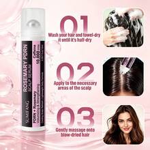 SUMIFANG Rosemary Scalp Serum, Infused With Rosemary And PDRN. Balances And Soothes Scalp, Refreshes, Controls Oil And Strengthens Hair Strands. , Reinforces Hair Roots. No‑Rinse Formula, Fast‑Absorbing. 15ml - Full Size - View 7