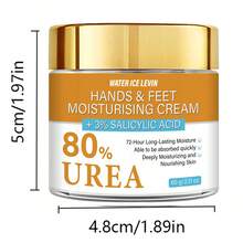 80% Urea Hand & Foot Moisturizing Cream, Long-Lasting Hydration, Suitable For Dry And Cracked Feet And Heels, Nourishes Dry Feet And Heels, Prevents Foot Cracking, Makes Feet Smooth And Soft, Moisturizes And Nourishes Feet - Fragrant - View 10