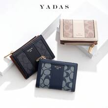 YADAS Fashion New Wholesale Oval Print Vintage Pattern 80% Off Stackable Foreign Trade Coin Purse Women's Wallet - D2001-d014 Apricot - View 5