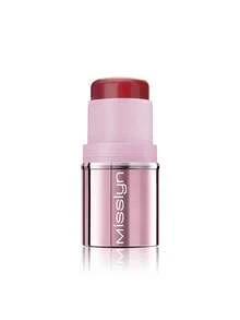 Misslyn قطعة واحدة من عصا المكياج متعددة الوظائف You Glow Girl!، قوام كريمي متعدد الاستخدامات، صيغة عالية الصبغة سهلة المزج، لمسة نهائية خفيفة الوزن وسلسة، لون الوجه والخدود، مناسبة للارتداء اليومي والحفلات وأسلوب Y2K وأعياد الميلاد وعيد الحب - أحمر خدود أحادي اللون 07 - مشاهدة 9