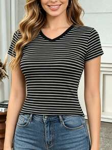 Women T-Shirts - Black - View 2