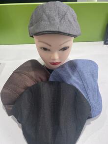 1/2pcs Men's Ivy Newsboy Cap Flat Cap Vintage Gentleman Style Breathable Lightweight Spring Autumn Daily Commute Travel Street Casual Hat - Multicolor - View 8