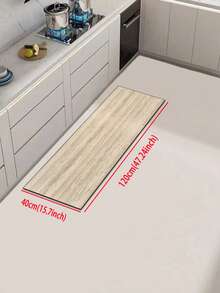 1 Pc Yellow Rock Pattern Kitchen Mat, 3.5 Mm Soft Rubber That Absorbs Water And Is Easy To Clean. Suitable For Corridors, Bathrooms, Living Rooms, Outdoor Door Mats, And Toilets. Useable Throughout The Year And For Various Holidays. - Multicolor - View 13