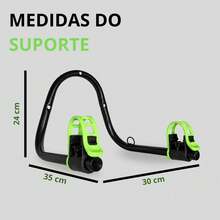 Suporte Horizontal de Parede para 2 Bicicletas - Preto - Visão 6