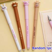34pcs Erasable Neutral Pen Set, Includes 4 Random Pens + 30 Refills (Blue/Black Ink), Pen Body With Built-In Eraser, Suitable For, First Day Of School - Multicolor - View 12