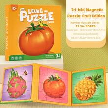 3in1 Parent-Child Themed Jigsaw Puzzles,For Beginner, Learning Toys Preschool Family Activity Halloween Christmas Gift - Multicolor - View 5