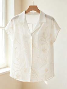 Women Blouses & Shirts - White - View 2