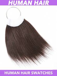 30pcs Human Hair Swatches Straight Hair Pieces For Testing Color For Dyeing Test Perfect For Professional Use 7 Inch 30pcs/Pack Hair Accessories Natural Black #4 Brown #30 #27 Light Brown #613 Blonde White Dark Grey Multicolor - Multicolor - View 22