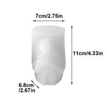 1pc DIY Handmade Pine Cone House Silicone Candle Mold, Pine Cone House Shaped Home Decor Mold (Suitable For Plaster, Cement And Resin), Suitable For Handmade Crafts, Reusable - Multi-color - View 7