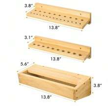 3x Wall Mounted Screwdriver Holder Storage Rack Wrench Workshop Tool Organizer - A - View 3