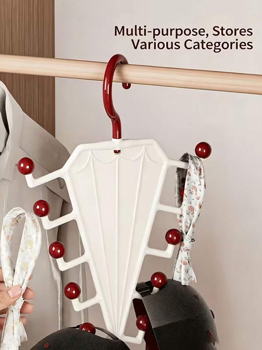 V-Shaped Double-Sided Wardrobe Storage Rack, Heavy Duty 360° Rotating Triangle Wardrobe Organizer, Combinable Multi-Function Door Behind Bathroom Clothes Rack Space Saving (Green, White). Double-Sided Clothes Rack - Wardrobe Organizer, V-Shaped Rack With Clothing Display, Storage Structure, Storage System, Clothing Management, Used For Neatly Storing Clothes And Maximizing Wardrobe Space, Rotating Scarf Organizer Hook Space-Saving Hat And Tie Hook, Paired With Foldable Clothes Rack Multi-Function Drying Rack Non-Slip Outdoor Travel Portable Clothes Rack For Business Trip Home Use - Multicolor - View 1
