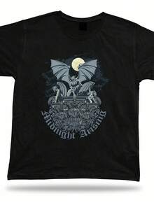 Midnight Arising Comics Humor Unisex T Shirt Tee Special Apparel Cartoon Gift - Style - View 1