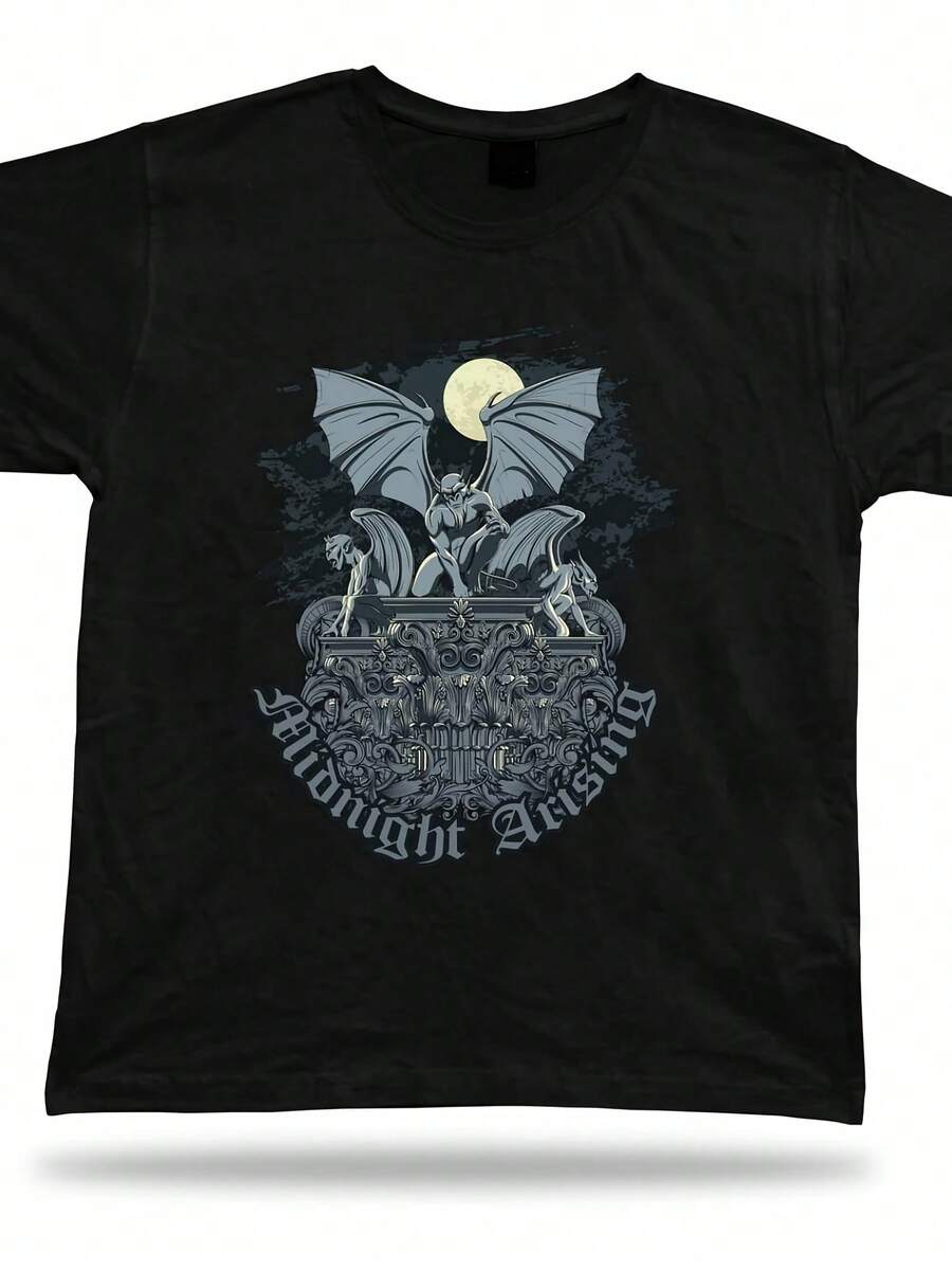 Midnight Arising Comics Humor Unisex T Shirt Tee Special Apparel Cartoon Gift - Style - View 1
