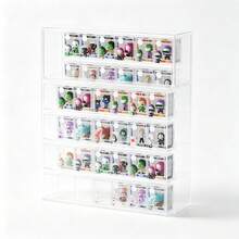 Acrylic Display Protection Cover, Suitable For Fokno "Little Baby" Series. Transparent 32-Position Slot Display Stand, Suitable For Installation On Desktop And Wall. Mini Collection Box, Character Display Stand, Transparent. - A - View 9