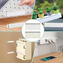12pcs Heavy Duty Polyamide Hook Strips - No Drilling Required, Picture Frame Hook And Loop, Removable Wall Hooks, Strong Adhesive, Drywall Damage-Free Installation, Easy To Install And Remove, Perfect For Picture Frames, Artwork - View 4