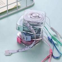 1 buah/Set 4 buah - Pita Ukur Fleksibel 2m/6ft dengan Mekanisme Pengunci yang Dapat Ditarik dan Tanda Cm/Inci yang Jelas, Pegangan Ergonomis, Pita Ukur Jahit Portabel untuk Kain dan Proyek DIY - Berbagai gaya - View 7