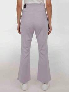 Adidas Women's SFL FLARED PNT Knit Long Pants KW4675 - Mauve Purple - View 2