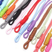 5pcs/Pack Handmade Woven Nylon Phone Lanyard Keychain Rope, 24-28cm Length, Doll/Pendant/Bag Charm DIY Handmade Daily Decoration Knotted Nylon Rope - 5pcs/pack - View 12