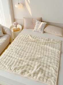 Ultra Soft Baby Blanket, Premium Silky Flannel, Suitable For All Seasons, Lovely Valentine's Day Gift - Milky White - View 2
