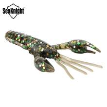 Seaknight Crawfish Soft Bait, Realistic Silicone Crawfish Fishing Lure, Ultra-Flexible Soft Bait With Realistic Appendages And Ribbed Body, Suitable For Bass And Trout Freshwater Fishing, Compatible With Texas Rig, Wacky Rig, Drop Shot Rig - Multicolor - View 4