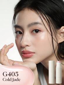 JOOCYEE GLAZED Multi-Purpose Stick G405 Jade Color, Long-Lasting Natural Blush, Suitable For Lips And Cheeks - G405 Cold Jade - View 2