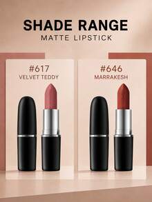 MAC XIMAL 絲絨霧面唇膏 - 617 VELVET TEDDY - 0.12 Oz./3.5g - 617 天鵝絨泰迪熊 - 查看 9