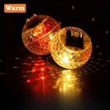 1pc Solar Floating Pool Light, RGB Color Changing LED Water Lamp, Waterproof Floating Pool Decor Light, Automatic Solar Powered Night Light For Swimming Pool, Pond, Fountain, Garden, Patio Party Decoration - Floating Ball - View 6