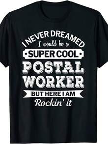 Funny Postal Worker T-Shirt Mail Carrier  Delivery Post Office Gift Unisex - 款式 - 查看 1