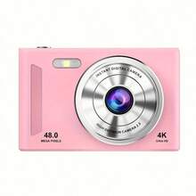 1080P HD Dual Lens Selfie Digital Camera, Professional Camera For Beginners, 48MP, Built-In Flash, Supports Photography, Comes With 64GB Memory Card, Ideal Birthday And Christmas Gift - View 10