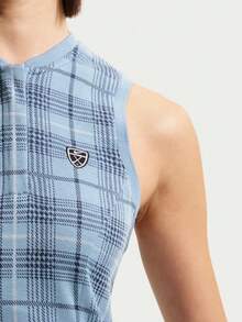 Nike Women's AS W NK DF FF NOV Polo Dress Sleeveless Dress IO0354-486 - Dusty Blue - View 4