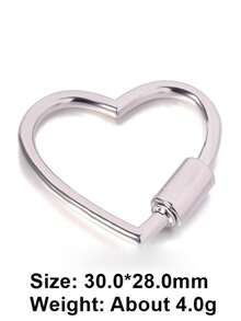 1pc Gold Screw Lock Keychain, Minimalist Style Gold Key Chain Clip, Unisex Carabiner Key Ring For Backpack, Car, School, Gothic Y2K - Multiple Styles - View 18