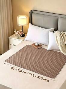Washable Extra Large One-Piece Care Pad - Multi-Functional Bed Protection Pad, 4-Layer Reusable Waterproof Incontinence Pad, Large Size Mattress Protector, Leak-Proof Sofa Pad, Elderly Care And Women's Menstrual Pad, RV Camping Pad; Multiple Sizes And Colors Available; Suitable For Women, Elderly And Pets Washable Waterproof Bed Pad. - Multicolor - View 13