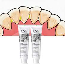 Crema dental con 7,5% de hidroxiapatita - Blanqueamiento con nanopartículas, frescura con mentol, limpieza básica, regalo ideal para mujeres, esenciales para la higiene dental | Crema dental para frescura | Textura suave - 2 piezas - Ver 1