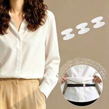 2/4/6Pcs Lace Trim Waistband, Suitable For T-Shirts, Dresses, Shirts, Sweaters, Invisible Button Extender, Used To Shorten Clothing Length - Multicolor - View 10