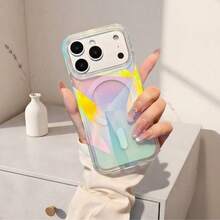 Phone Case Compatible With IPhone 17 And 16 Pro Max, Colorful Feather Pattern, Magnetic Protective Cover, Waterproof, Shockproof, Anti-Drop, Anti-Scratch - Multicolor - View 151