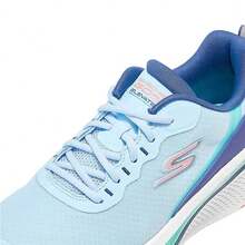 Skechers 女士GO RUN Consistent 2.0穩定支撐緩震透氣網面抗扭轉防滑跑步鞋 - 淺藍色海軍藍 - 查看 6