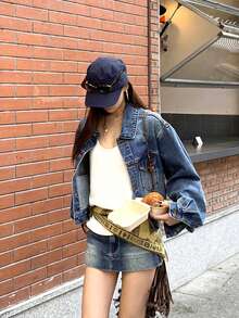 Women's New Denim Jacket, Hot-Selling Style, Autumn Blue Korean-Style Youthful Top - Blue - View 8