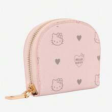 Mesuca Portable Daily Card Holder Wallet Sanrio Hello Kitty Cinnamoroll Theme Style Pink Tone Durable PU Fabric Multi-Card Slots Compact Lightweight Suitable For Short Trips Outdoor Travel Daily Organization 1pc - View 9