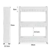 Double-Door PP Bathroom Storage Shelf – Bathroom Storage – Slim And Tall Type – Space-Saving – Easy To Install – Waterproof And Stable – White – 17 X 15 X 78 Cm - White - View 10