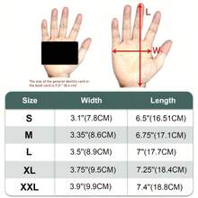 RIGWARL 1 Pair Sports Outdoor Motorcycle Bicycle Riding Gloves, Two-Finger Design, Breathable And Comfortable - Black - View 3