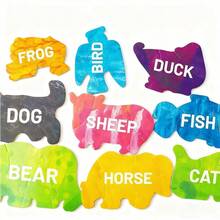 hoojojo Brown Bear, What Do You See? Felt Puzzle Set, 9-In-1 Animal Recognition Puzzle, Early Educational Toy, Parent-Child Classroom Interactive Learning Supplies - Multicolor - View 8